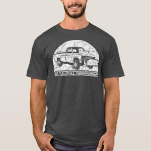 Camiseta Camión vintage    PullingCamión retro 4x4