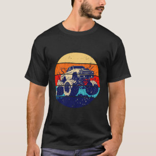 Camiseta Camión Vintage Retro Sunset 4X4 fuera de carretera