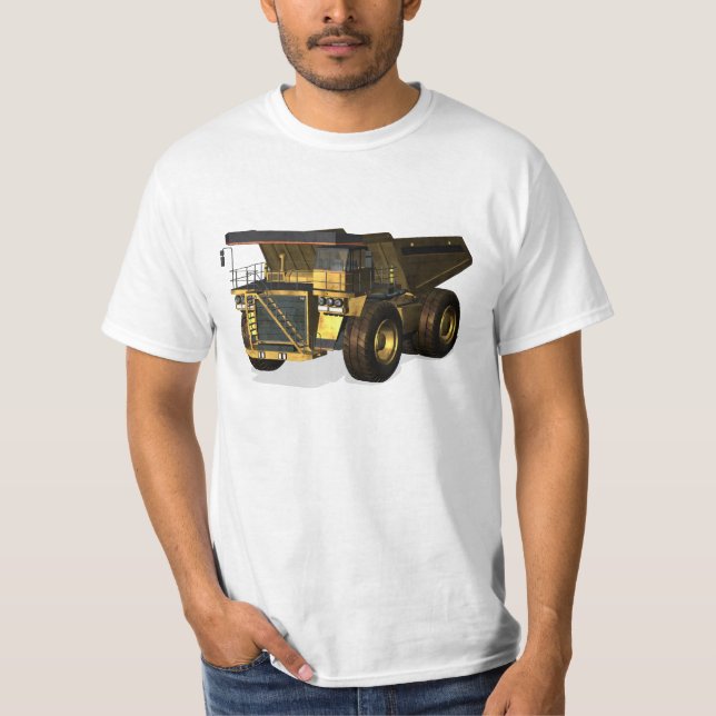 Camiseta Camión volcado gigante (Anverso)