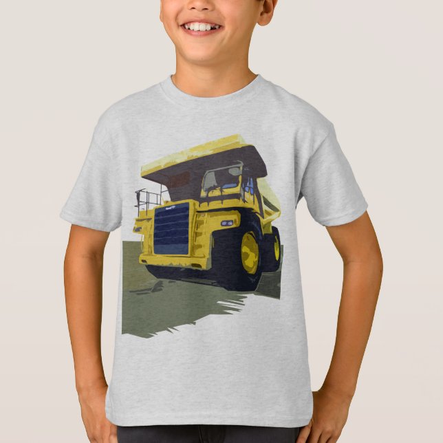 Camiseta Camión volquete - parrilla (Anverso)