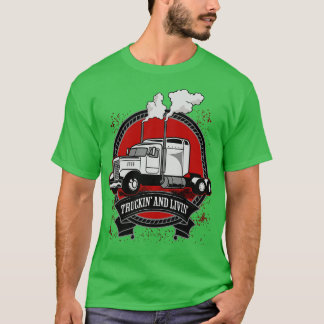 Camiseta Camión Y Camión De La Gran Rig En Vivo