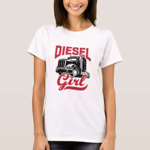 Camiseta Camionera camionera mujer Chica diesel