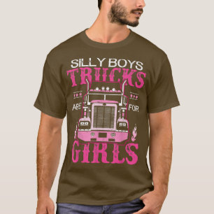 Camiseta Camionera conductora de camión divertida Chica reg