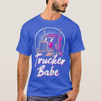 Camiseta Camionera mujer camionera de Babe Conductor de Cam