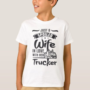 Camiseta Camioneras Esposa Solo Una Esposa Malograda Camión