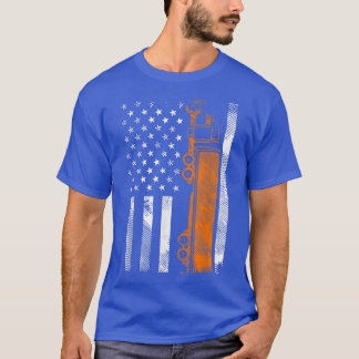 Camiseta Camionero Bandera Americana Conductor de Camión Di