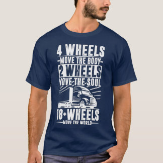 Camiseta Camionero Camionero Ventilador 18 Ruedas Mover El 