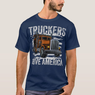 Camiseta Camionero Camiones Conductor Vintage