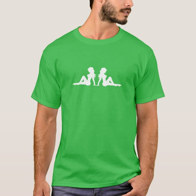 Camiseta Camionero Chicas Mudflap (Anverso)