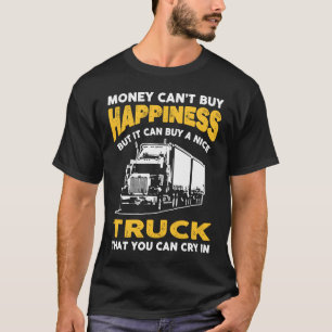 Camiseta Camionero Chiste Dinero Feliz De Decir Para Conduc