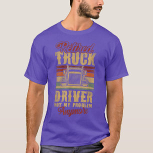 Camiseta Camionero Conductor de Camión Jubilado Vintage Ret