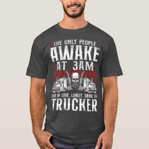 Camiseta Camionero Conductor de Camión Vintage La Única Gen