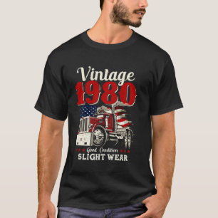 Camiseta Camionero de 42 años de antigüedad Vintage 1980 Tr