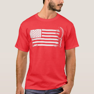Camiseta Camionero de Bandera de Estados Unidos