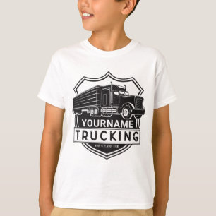 Camiseta Camionero de Camión Semirremolque Personalizado NO