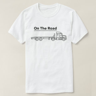 Camiseta Camionero de cráneo arte gráfico oscuro gótico