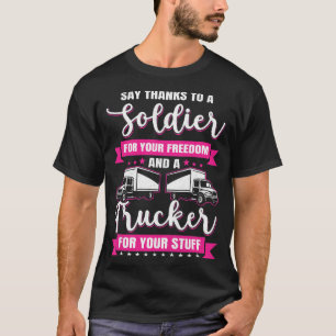 Camiseta Camionero de país de camiones de mujeres Diesel de