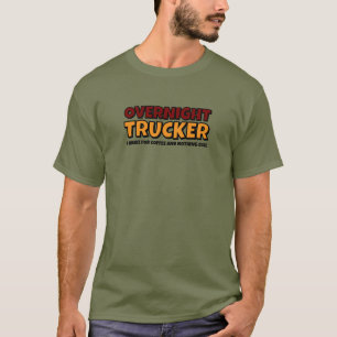 Camiseta Camionero de un día para otro, divertido conductor