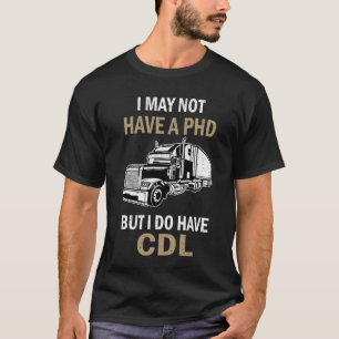 Camiseta CAMIONERO DICE Licencia CDL Libro de registro de c
