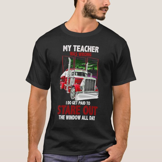 Camiseta Camionero diciendo (Anverso)