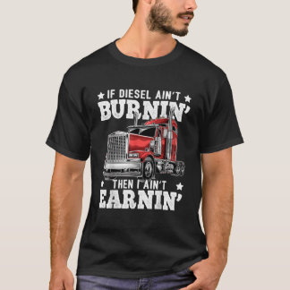 Camiseta Camionero Diesel Gran Rig SemiTrailer Truck
