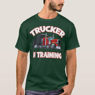 Camiseta Camionero En Entrenamiento De Camión Del Día Del P