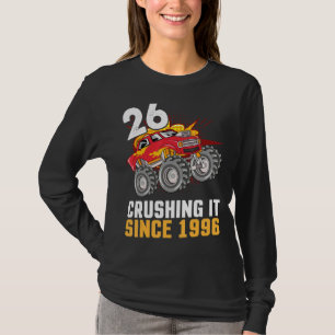 Camiseta Camionero Feliz Cumpleaños De 26 Años Cruizando Si