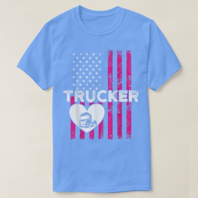 Camiseta Camionero Funny Truck Driver 3007 (Diseño del anverso)