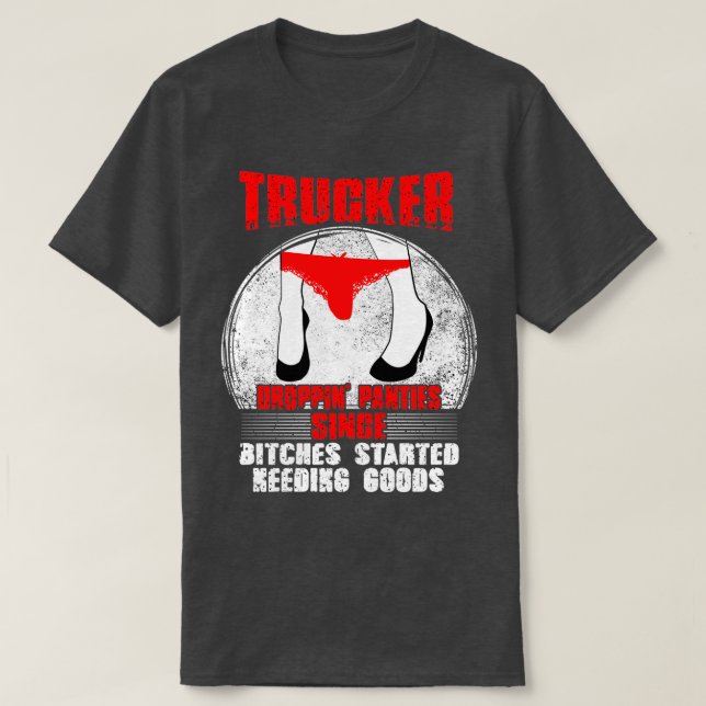 Camiseta Camionero gracioso de camioneros camioneros (Diseño del anverso)