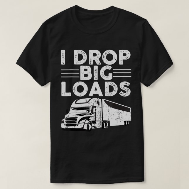 Camiseta Camionero Gracioso Para Hombres Mujeres Semiconduc (Diseño del anverso)