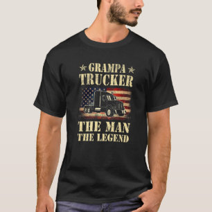 Camiseta Camionero Grampa El Hombre La Leyenda Hombres Padr