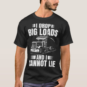 Camiseta Camionero Hombres Camionero Esposo Semi Trailer 2