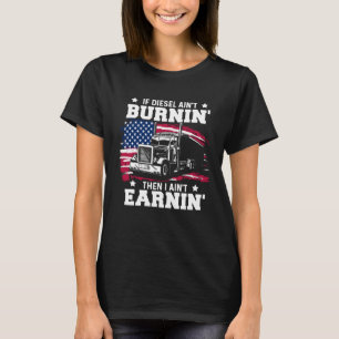Camiseta Camionero Hombres Marido Semi Trailer Conductor de