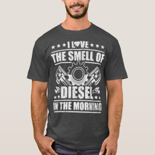 Camiseta Camionero Novedad Me Encanta El Olor A Gasóleo Fl