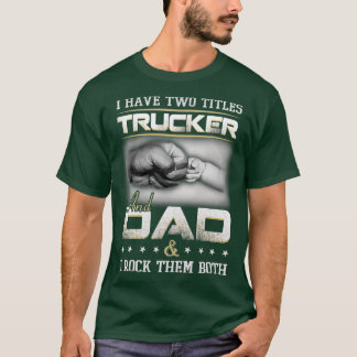 Camiseta Camionero Papá Cita Diseño Camión Conductor Camión