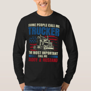 Camiseta  Camionero, Papá y Esposo 