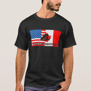 Camiseta Camionero Para Convoy De La Libertad 2022, Estadou