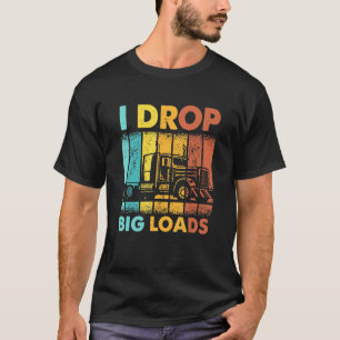Camiseta Camionero Para Hombres Semiconductoras De Camión 1
