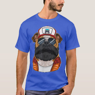 Camiseta Camionero Perro I Conductor de camiones Bulldog in