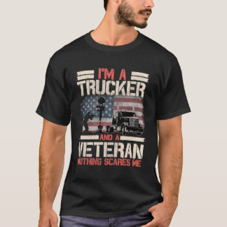 Camiseta Camionero Regalos Tractor Trailer Camión 18 Ruedas