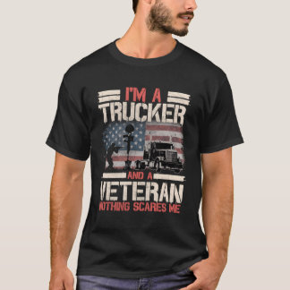 Camiseta Camionero Regalos Tractor Trailer Camión 18 Ruedas