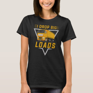 Camiseta Camionero Semi Conductor De Camiones Hombres Mujer