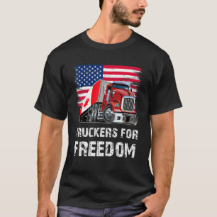 Camiseta Camionero Vinta del Convoy de la Libertad de Estad
