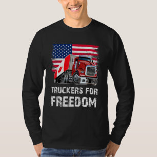 Camiseta Camionero Vinta del Convoy de la Libertad de Estad