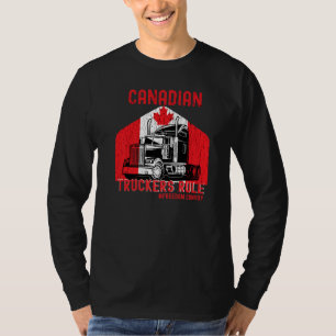 Camiseta Camioneros canadienses gobiernan el convoy por la 