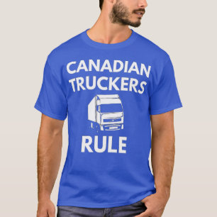 Camiseta Camioneros canadienses manejan divertido camionero