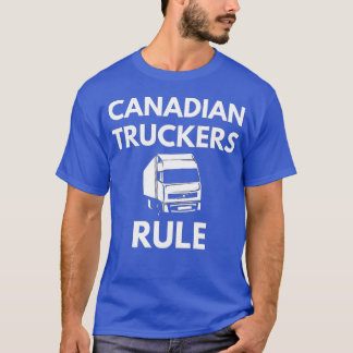 Camiseta Camioneros canadienses manejan divertido camionero