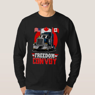 Camiseta Camioneros canadienses Suppo del Convoy de Liberta