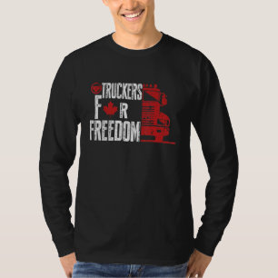 Camiseta Camioneros canadienses Suppo del Convoy de Liberta