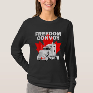 Camiseta Camioneros canadienses Suppo del Convoy de Liberta